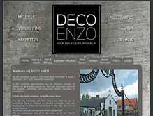 Tablet Screenshot of decoenzo.com